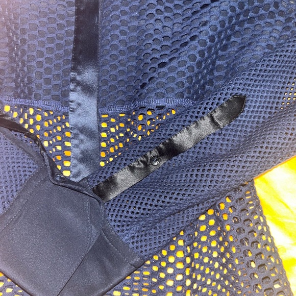 Navy Rag & Bone Mesh Shirt - Picture 5 of 7